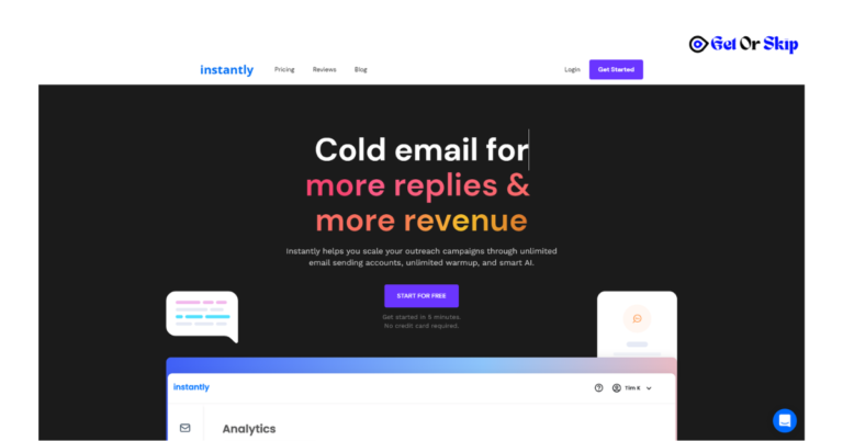 Instantly.ai Review in 2023. B2B Cold Email Outreach Tool.